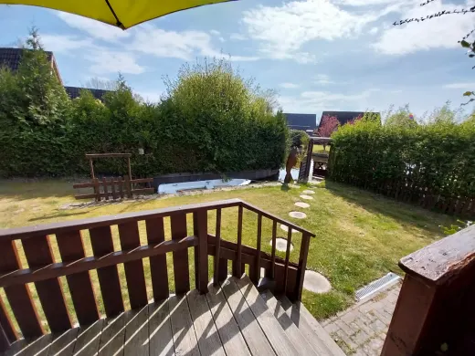 Garten mit Zugang zum Bootssteg